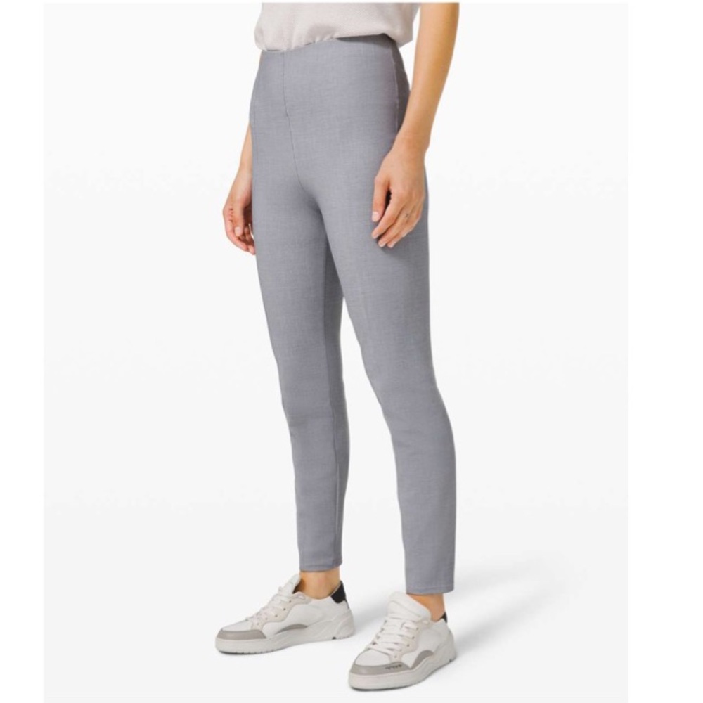 Lululemon Here to There High-Rise 7/8 Pull-On Stretch Travel Pants Gray Size 10